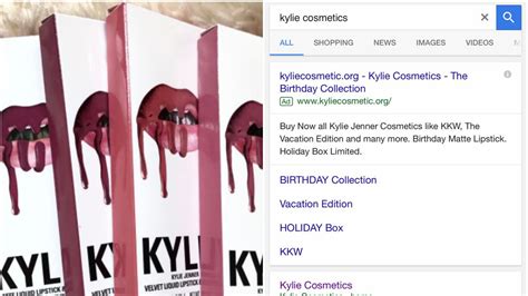 fake kylie cosmetic bag|Kylie Jenner Calls Out Fake Kylie Cosmetics Ad .